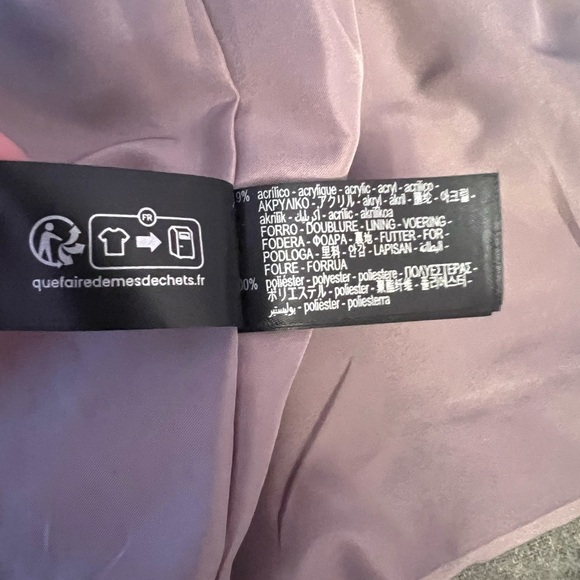 Flattering Zara Women's Double Breasted, Cropped Pea Coat - Picture 10 of 13